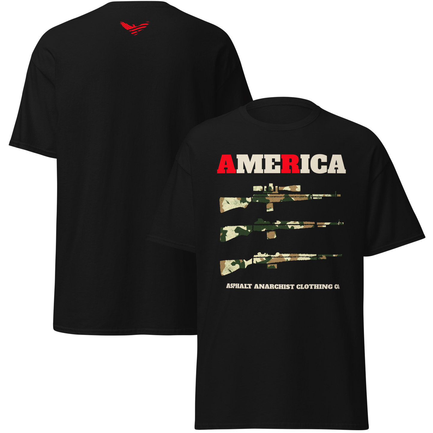 
                  
                    AR AMERICA Soft Tee BLK from Asphalt Anarchist Clothing Co. OLD SKOOL HOT ROD CLOTHING & PRODUCTS
                  
                