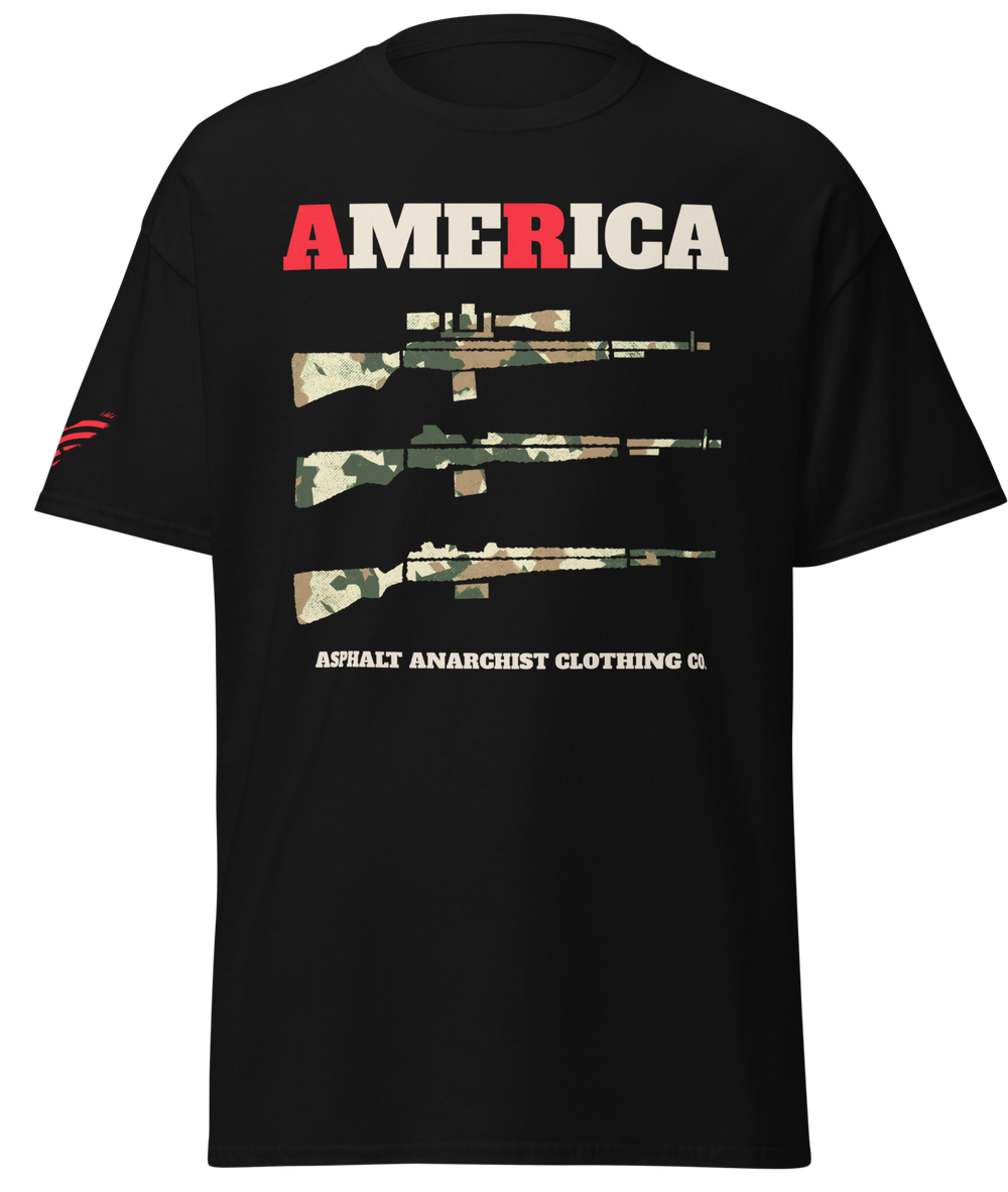 The AR America Tee from Asphalt Anarchist Clothing Co. HOT ROD KUSTOM KULTURE APPAREL & PRODUCTS