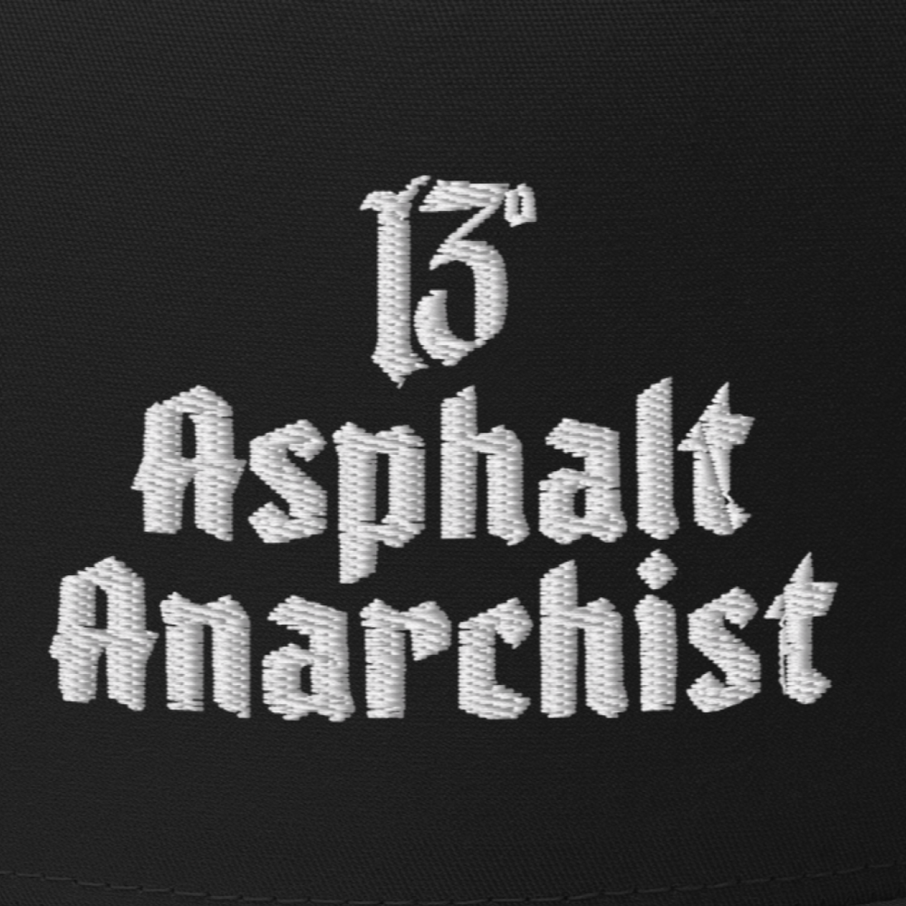 
                  
                    Asphalt 13 Trucker Hat From Asphalt Anarchist Clothing Co. HOT ROD KUSTOM KULTURE APPAREL & PRODUCTS
                  
                