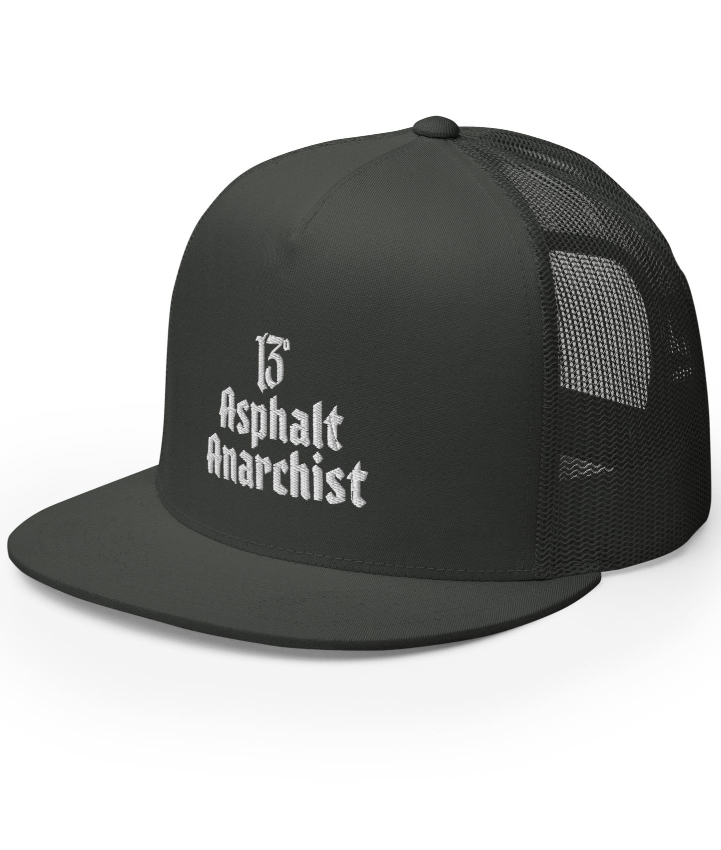 
                  
                    Asphalt 13 Trucker Hat From Asphalt Anarchist Clothing Co. HOT ROD KUSTOM KULTURE APPAREL & PRODUCTS
                  
                