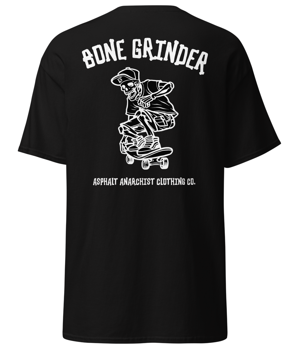 BONE GRINDER Soft Tee from Asphalt Anarchist Clothing Co. OLD SKOOL HOT ROD CLOTHING & PRODUCTS