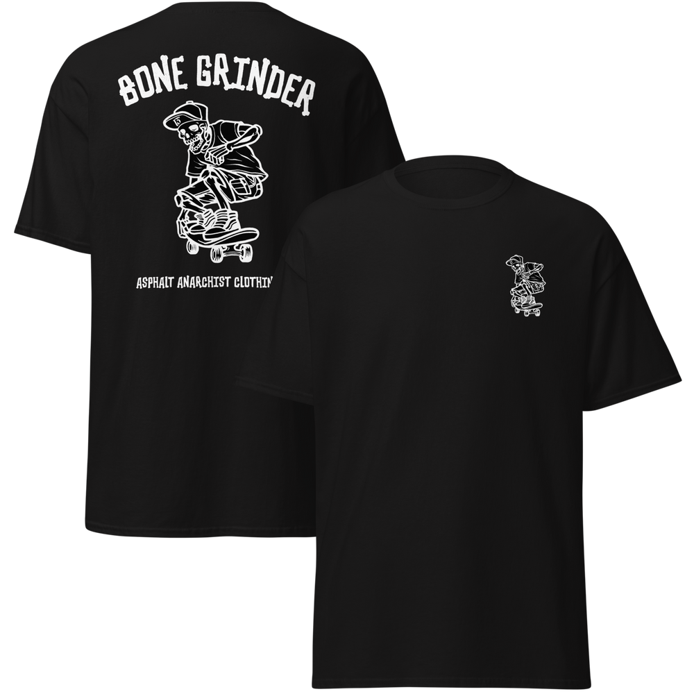 
                  
                    BONE GRINDER Soft Tee from Asphalt Anarchist Clothing Co. OLD SKOOL HOT ROD CLOTHING & PRODUCTS
                  
                