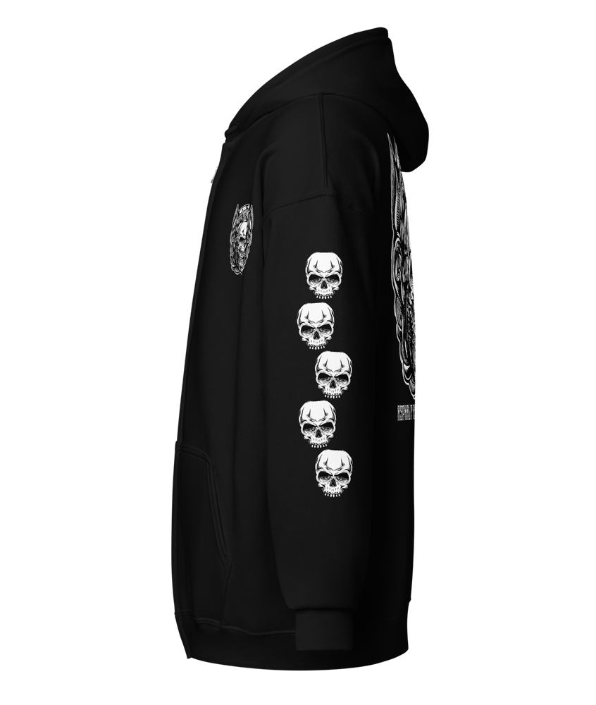 
                  
                    CALAVERA Heavy Zipper Hoodie from Asphalt Anarchist Clothing Co. OLD SKOOL HOT ROD CLOTHING & PRODUCTS
                  
                