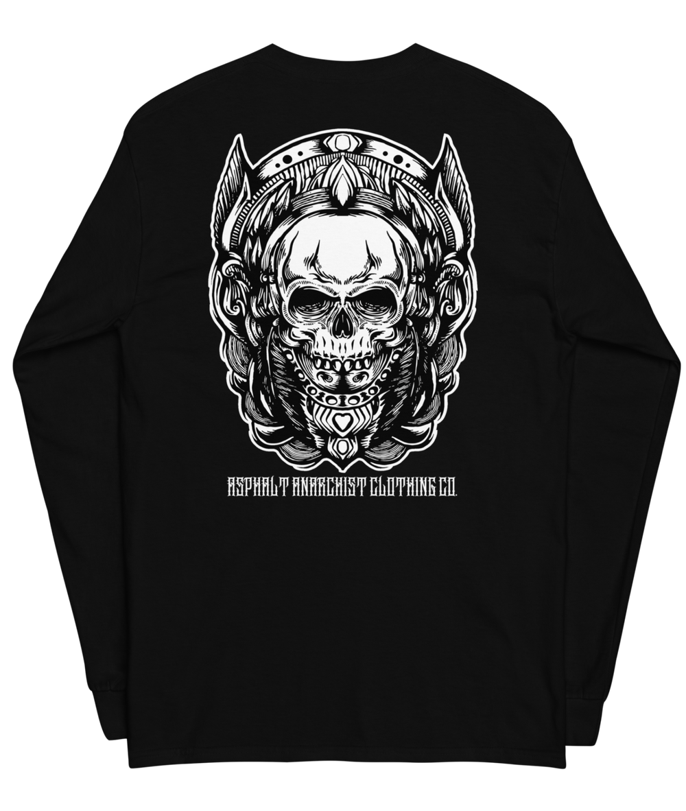 CALAVERA Long Sleeve Tee from Asphalt Anarchist Clothing Co. OLD SKOOL HOT ROD CLOTHING & PRODUCTS