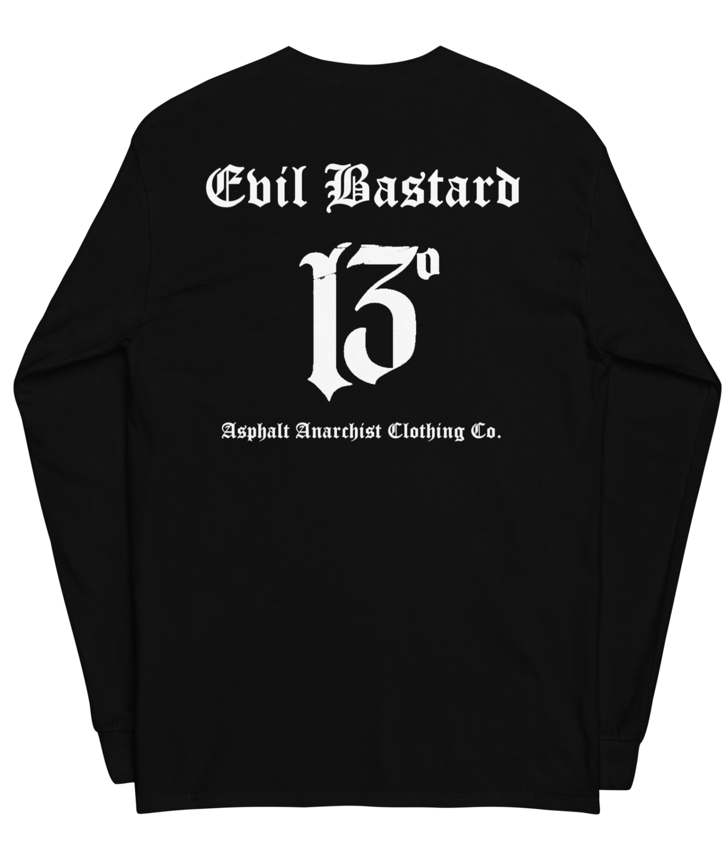 EVIL BASTARD Long Sleeve Tee  from Asphalt Anarchist Clothing Co. OLD SKOOL HOT ROD CLOTHING & PRODUCTS