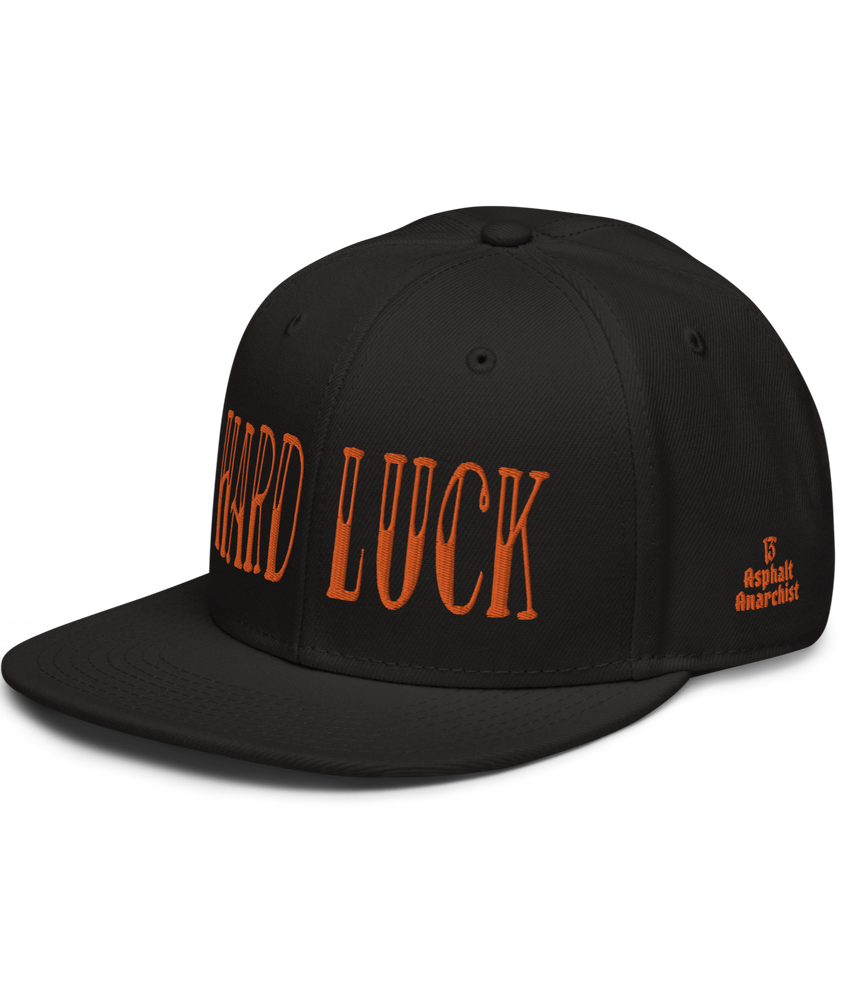 
                  
                    The Hard Luck Snapback Hat From Asphalt Anarchist Clothing Co. HOT ROD KUSTOM KULTURE APPAREL & PRODUCTS
                  
                