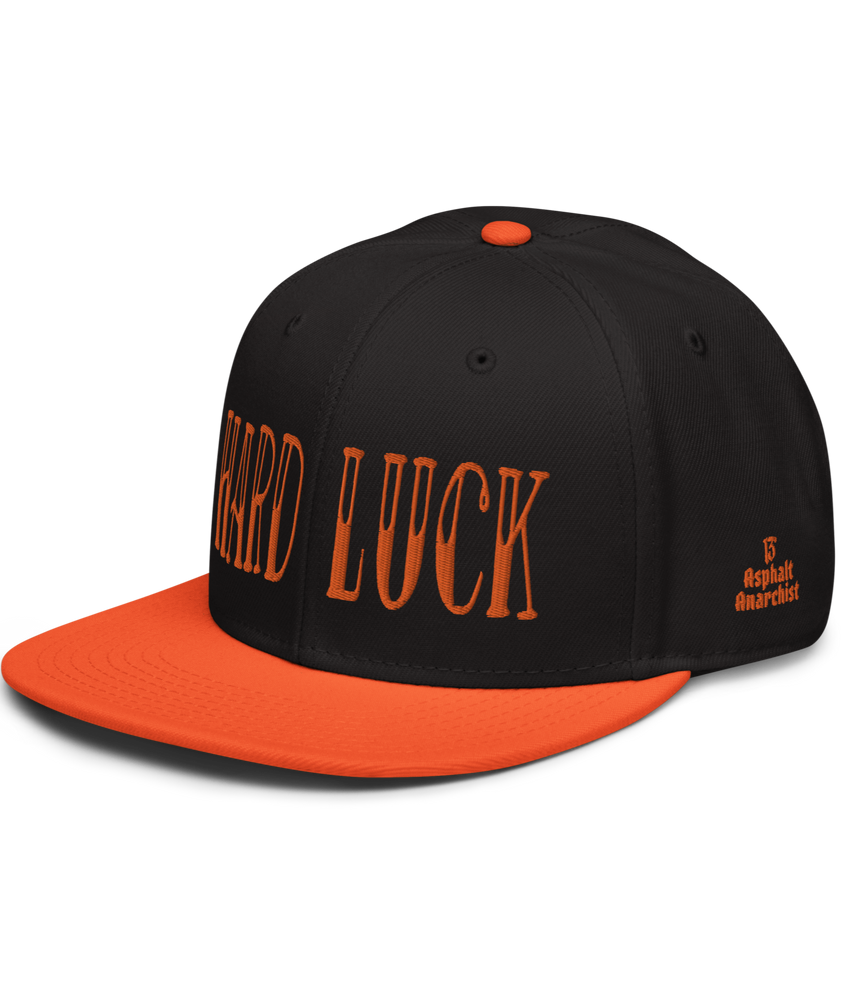 
                  
                    The Hard Luck Snapback Hat From Asphalt Anarchist Clothing Co. HOT ROD KUSTOM KULTURE APPAREL & PRODUCTS
                  
                