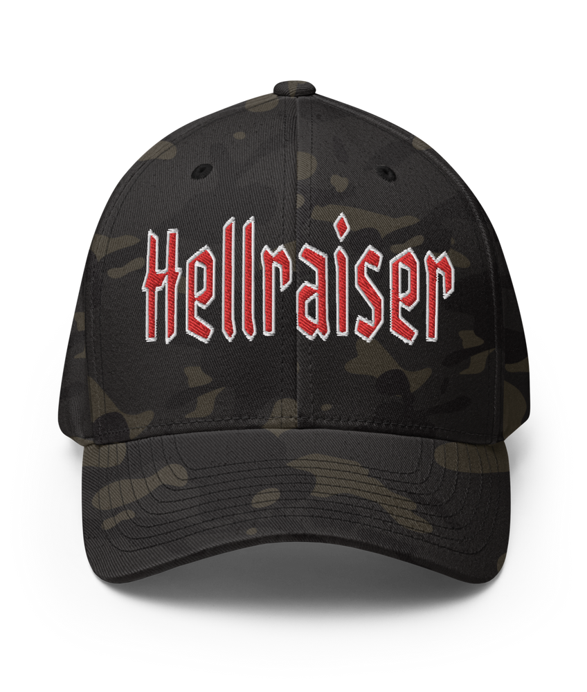Hellraiser FlexFit Hat from Asphalt Anarchist Clothing Co. HOT ROD KUSTOM KULTURE APPAREL & PRODUCTS