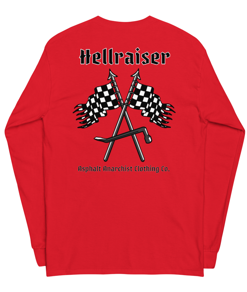 The Hellraiser Long Sleeve Shirt from Asphalt Anarchist Clothing Co. HOT ROD KUSTOM KULTURE APPAREL & PRODUCTS