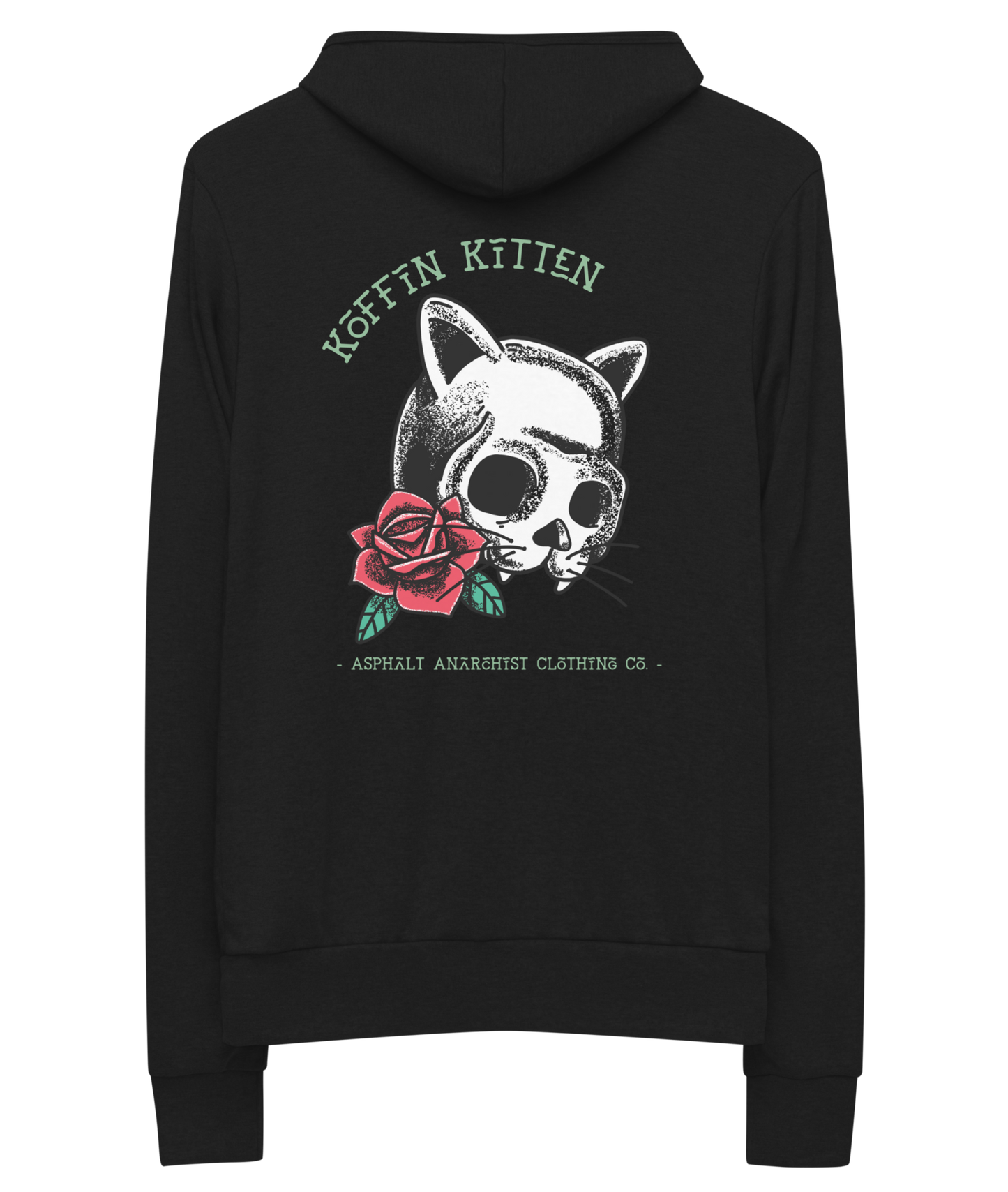 
                  
                    Koffin Kitten Lightweight Zip Hoodie Rockabilly Rat Rod from Asphalt Anarchist Clothing Co. Hot Rod Kustom Kulture Apparel & Products
                  
                