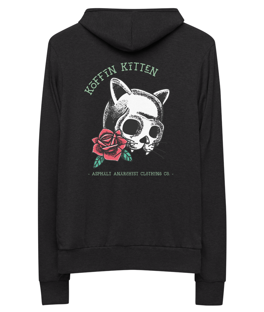 
                  
                    Koffin Kitten Lightweight Zip Hoodie Rockabilly Rat Rod from Asphalt Anarchist Clothing Co. Hot Rod Kustom Kulture Apparel & Products
                  
                