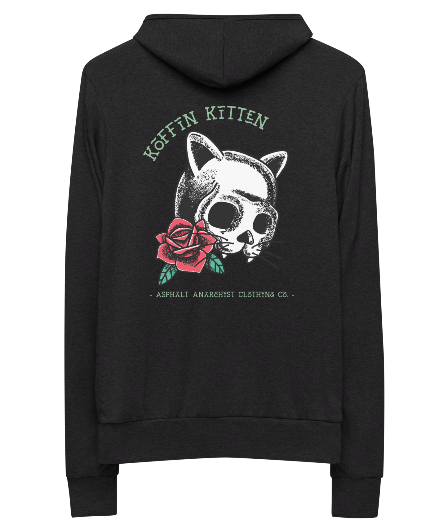 
                  
                    Koffin Kitten Lightweight Zip Hoodie Rockabilly Rat Rod from Asphalt Anarchist Clothing Co. Hot Rod Kustom Kulture Apparel & Products
                  
                