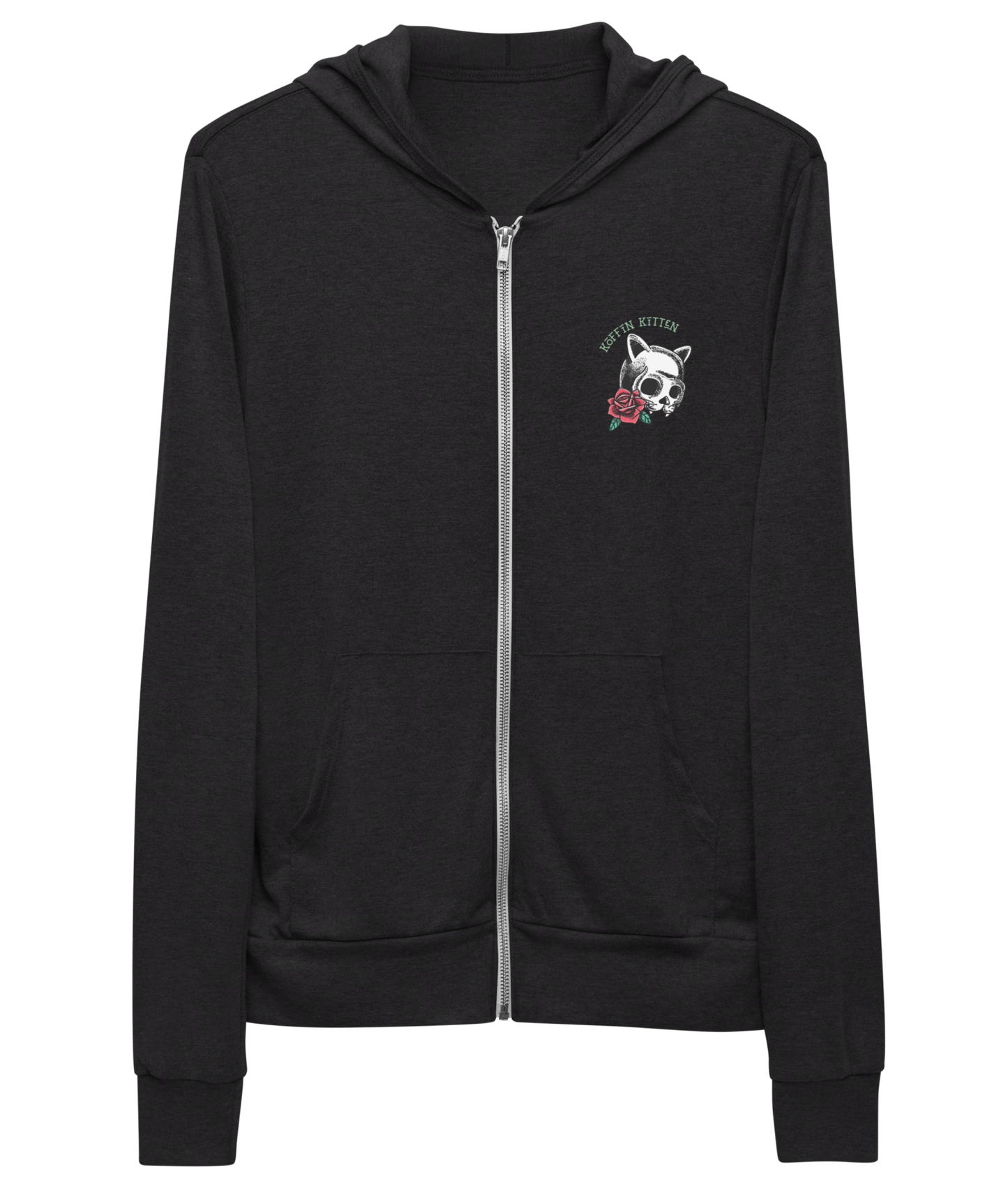 
                  
                    Koffin Kitten Lightweight Zip Hoodie Rockabilly Rat Rod from Asphalt Anarchist Clothing Co. Hot Rod Kustom Kulture Apparel & Products
                  
                