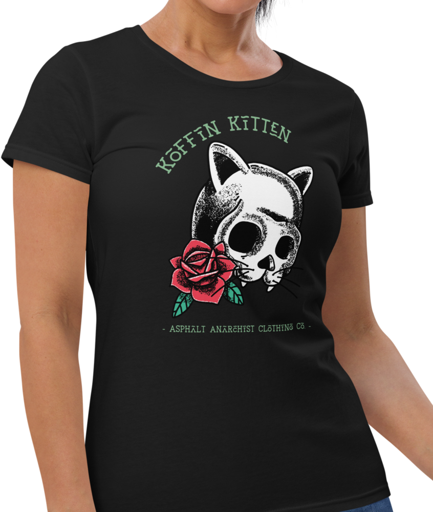 
                  
                    KOFFIN KITTEN Women's Fit Tee from Asphalt Anarchist Clothing Co. OLD SKOOL HOT ROD CLOTHING & PRODUCTS
                  
                