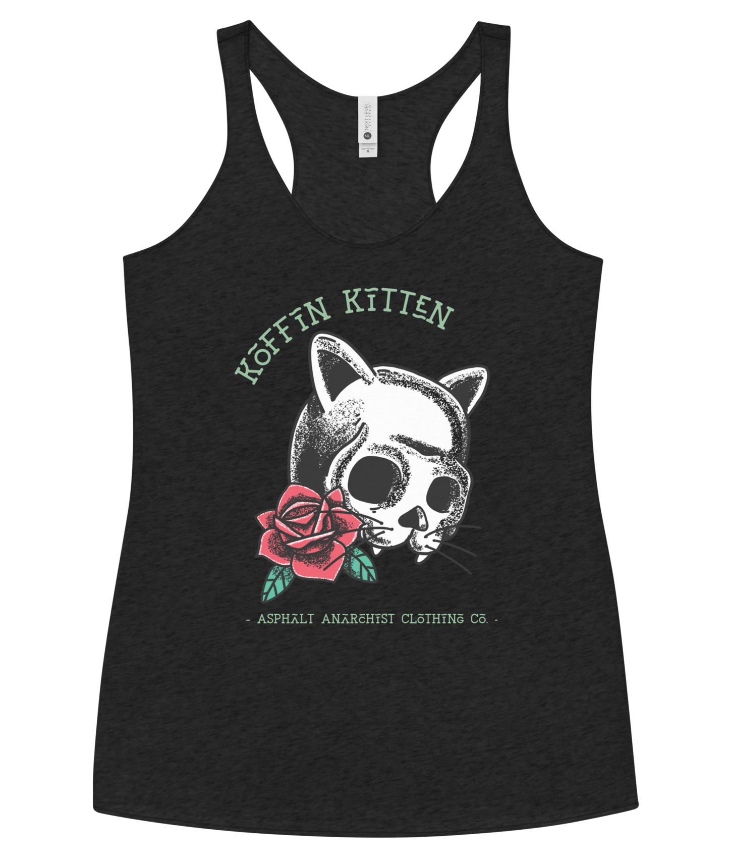 KOFFIN KITTEN Women's Tank from Asphalt Anarchist Clothing Co. OLD SKOOL HOT ROD CLOTHING & PRODUCTS