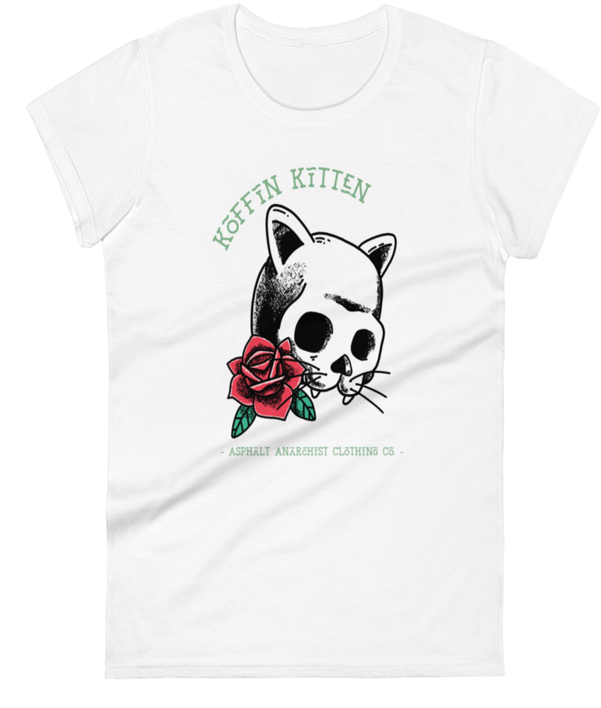 
                  
                    Koffin Kitten Women's Tee Rockabilly Pin Up from Asphalt Anarchist Clothing Co. HOT ROD KUSTOM KULTURE APPAREL & PRODUCTS
                  
                