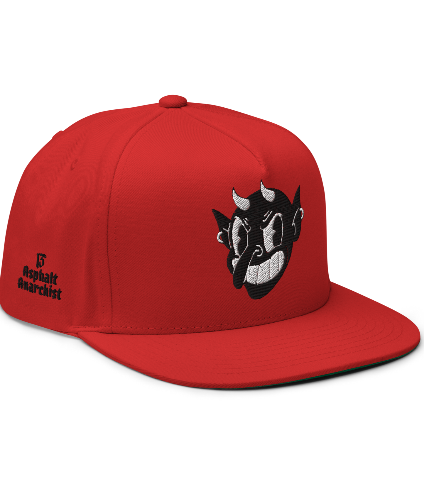 LITTLE DEVIL Embroidered Snapback from Asphalt Anarchist Clothing Co. OLD SKOOL HOT ROD CLOTHING & PRODUCTS 