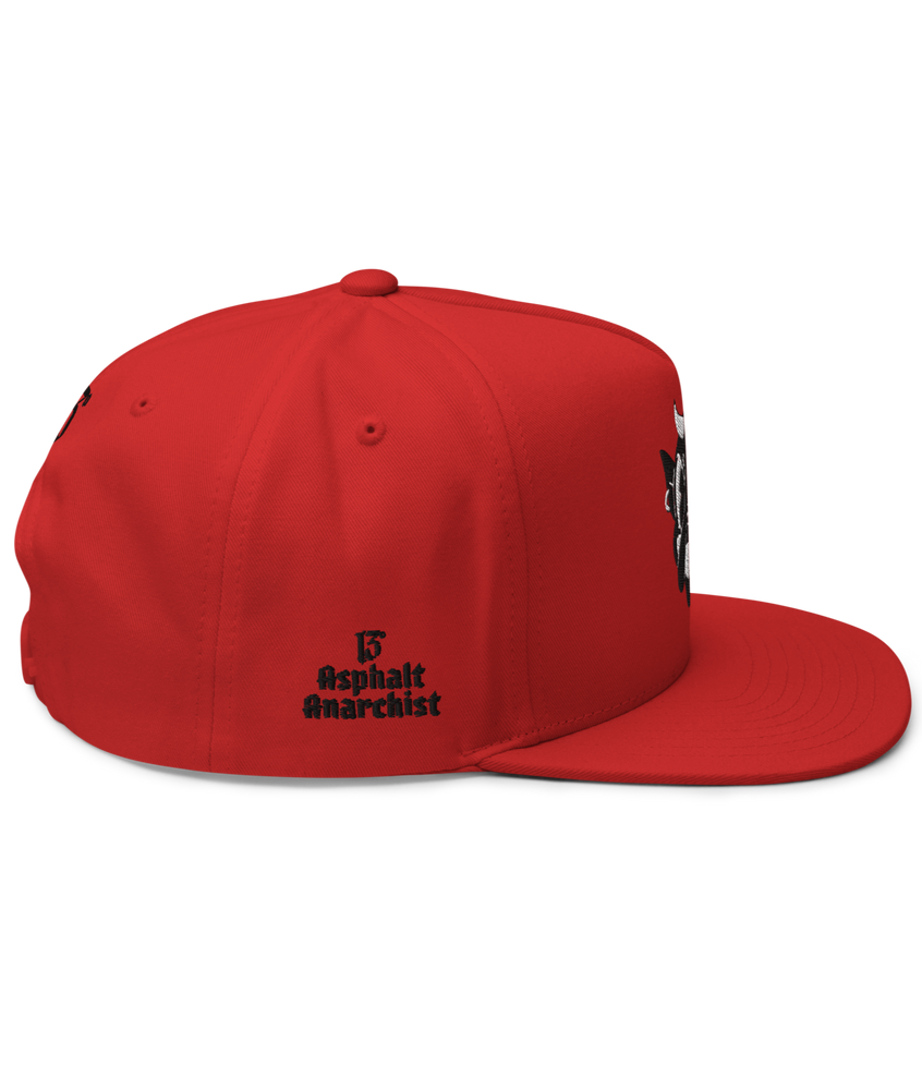 
                  
                    LITTLE DEVIL Embroidered Snapback from Asphalt Anarchist Clothing Co. OLD SKOOL HOT ROD CLOTHING & PRODUCTS 
                  
                