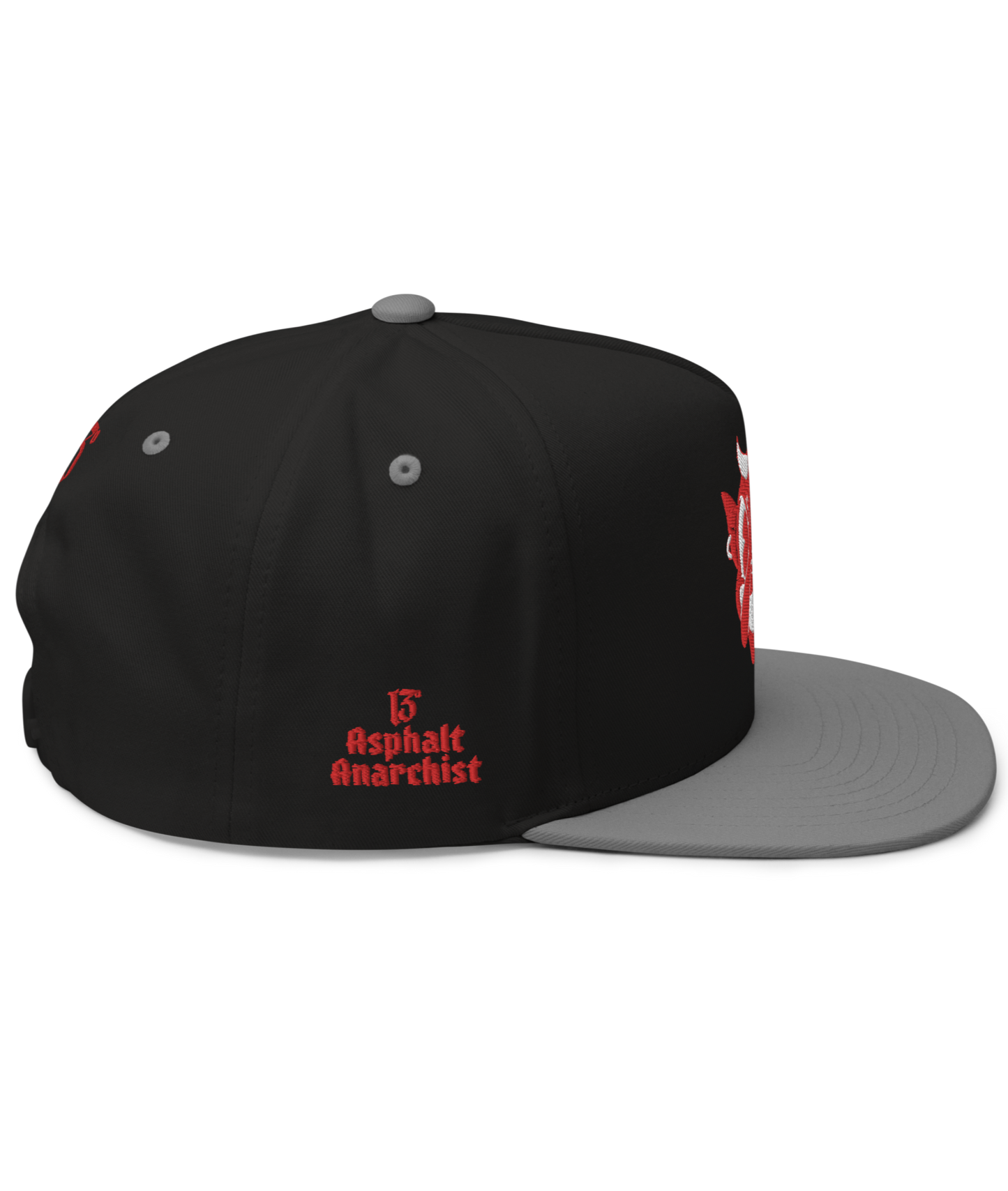 
                  
                    LITTLE DEVIL Embroidered Snapback from Asphalt Anarchist Clothing Co. OLD SKOOL HOT ROD CLOTHING & PRODUCTS 
                  
                