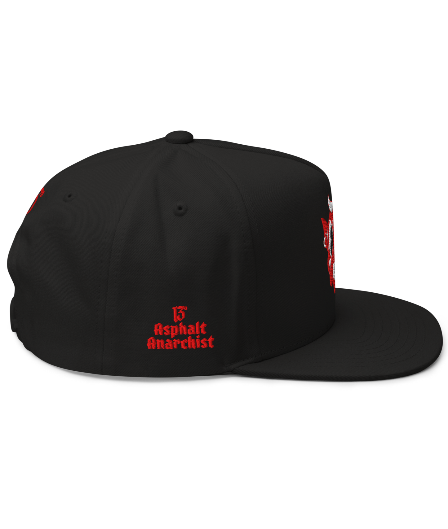 
                  
                    LITTLE DEVIL Embroidered Snapback Hat from Asphalt Anarchist Clothing Co. OLD SKOOL HOT ROD CLOTHING & PRODUCTS
                  
                