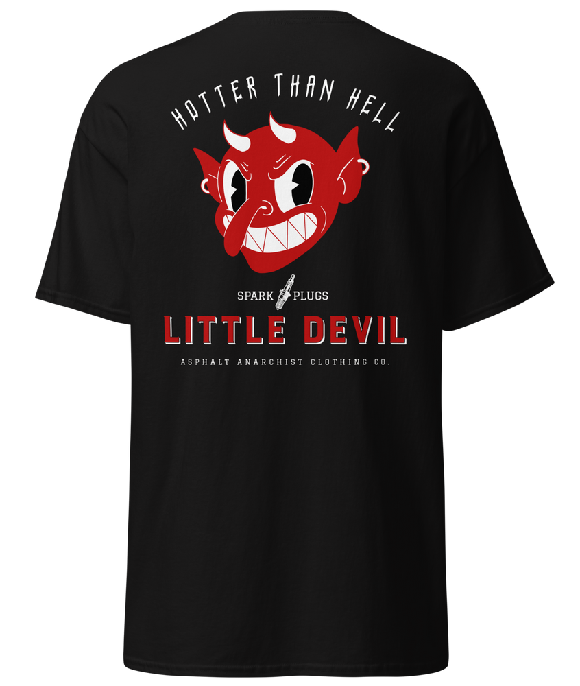 LITTLE DEVIL Soft Tee from Asphalt Anarchist Clothing Co. OLD SKOOL HOT ROD CLOTHING & PRODUCTS