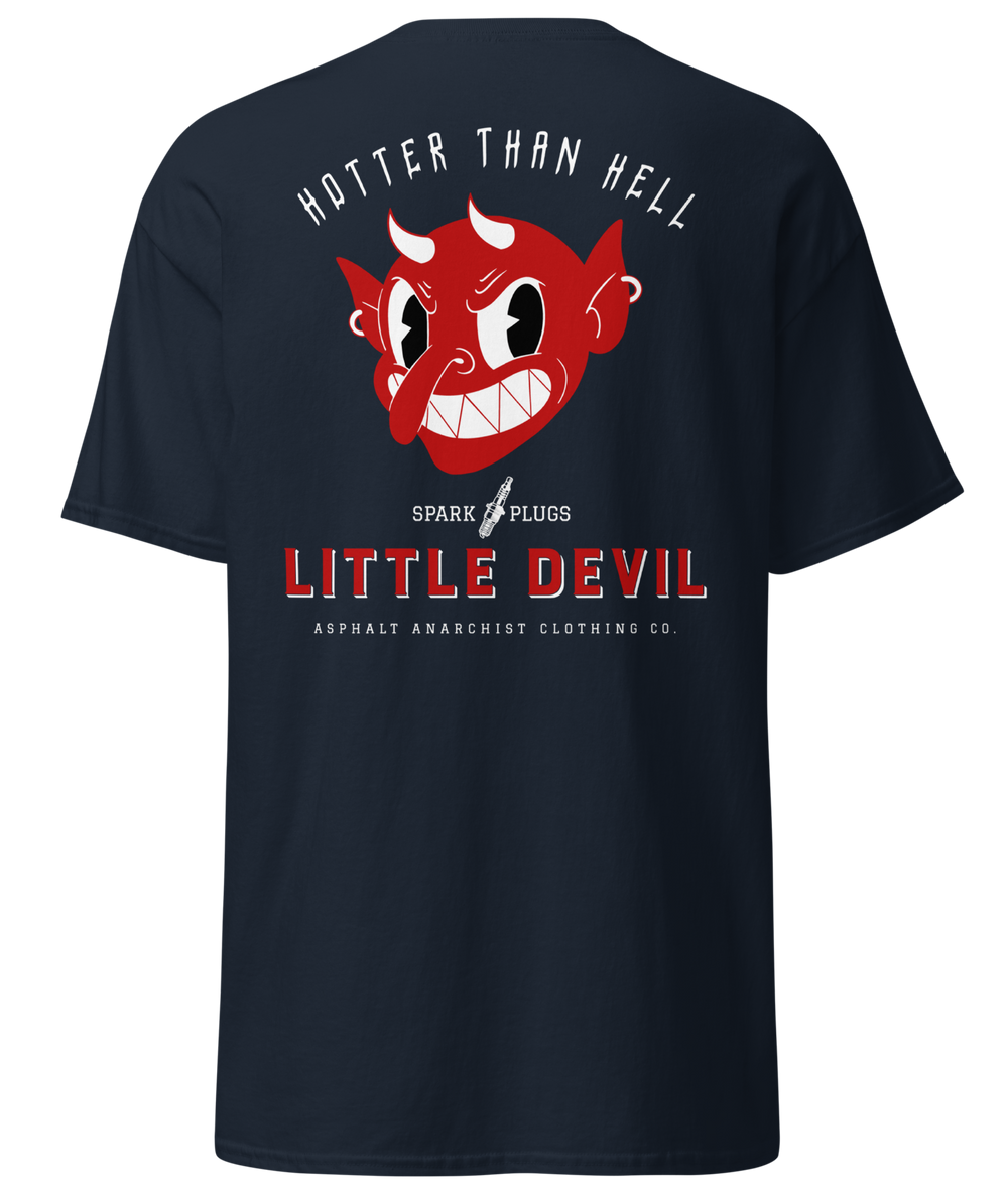 LITTLE DEVIL Soft Tee from Asphalt Anarchist Clothing Co. OLD SKOOL HOT ROD CLOTHING & PRODUCTS