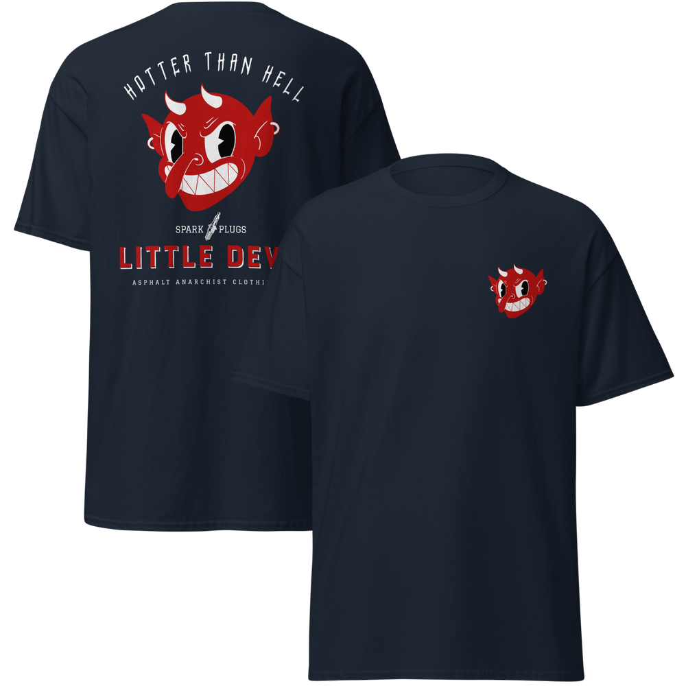 
                  
                    LITTLE DEVIL Soft Tee from Asphalt Anarchist Clothing Co. OLD SKOOL HOT ROD CLOTHING & PRODUCTS
                  
                