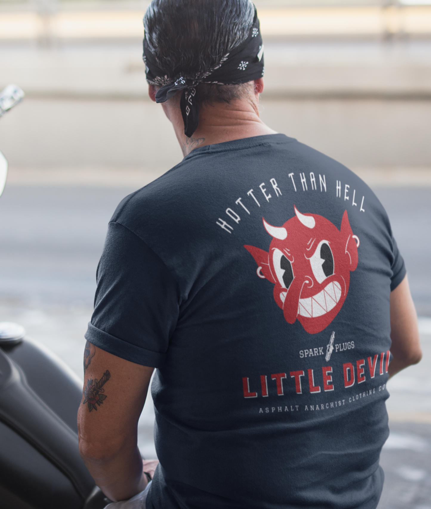 
                  
                    LITTLE DEVIL Soft Tee from Asphalt Anarchist Clothing Co. OLD SKOOL HOT ROD CLOTHING & PRODUCTS
                  
                