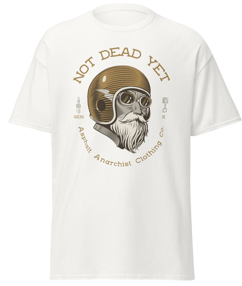 
                  
                    Not Dead Yet T-Shirt from Asphalt Anarchist Clothing Co. HOT ROD KUSTOM KULTURE APPAREL & PRODUCTS
                  
                