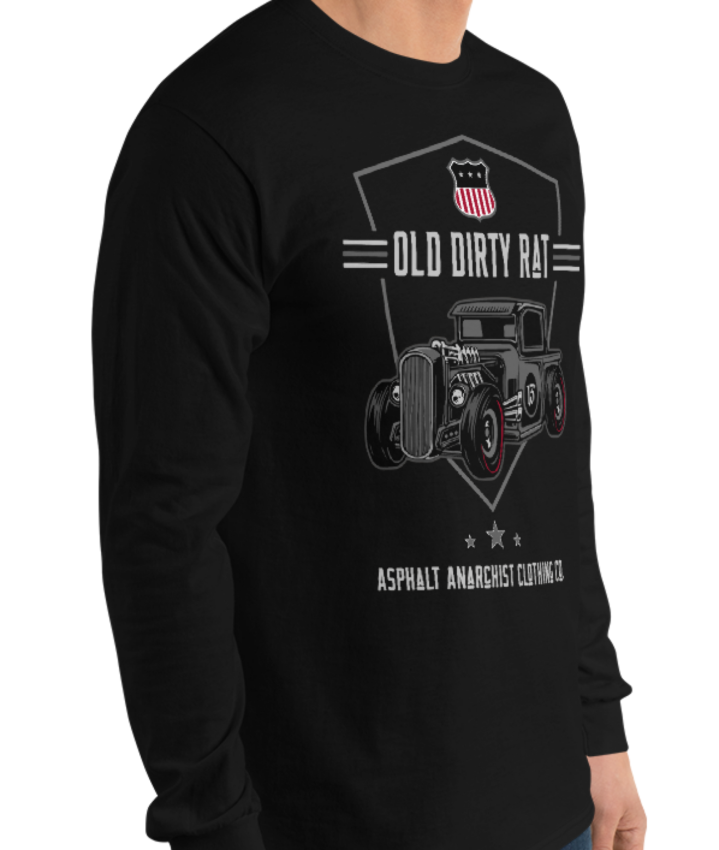 
                  
                    OLD DIRTY RAT Long Sleeve Tee from Asphalt Anarchist Clothing Co. OLD SKOOL HOT ROD CLOTHING & PRODUCTS
                  
                