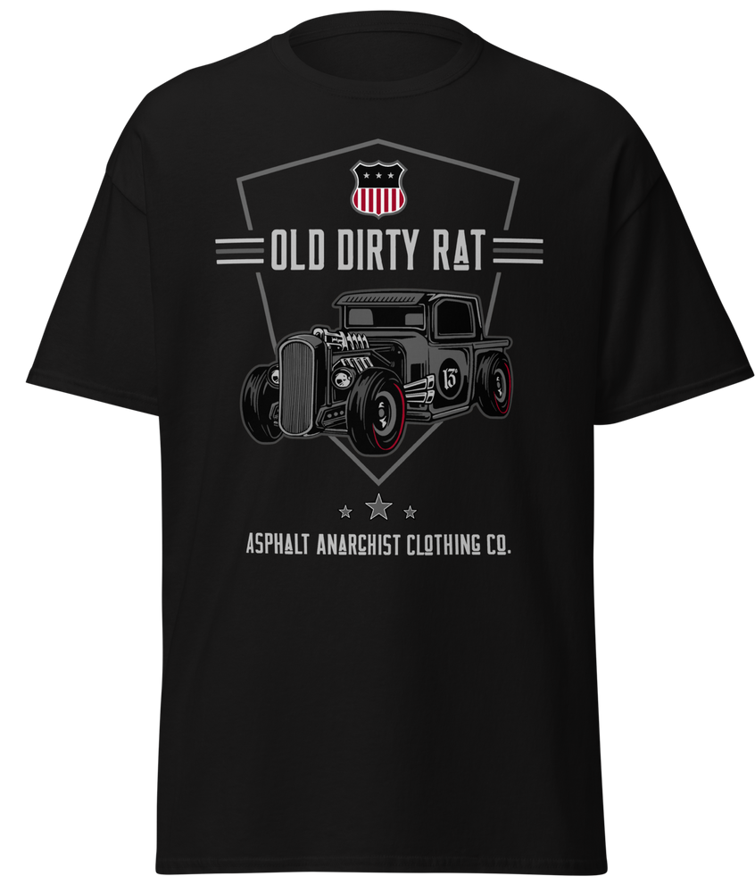 OLD DIRTY RAT Soft-Style Tee from Asphalt Anarchist Clothing Co. OLD SKOOL HOT ROD CLOTHING & PRODUCTS