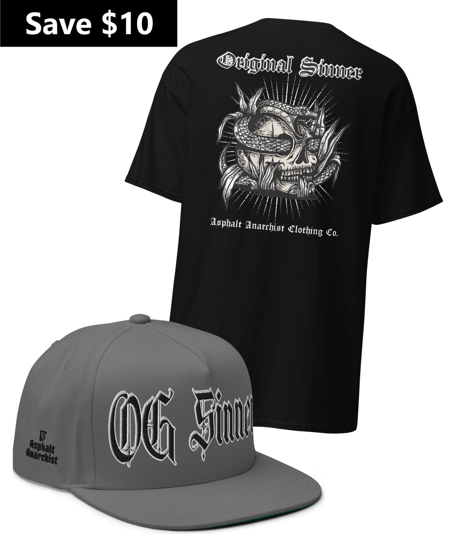 
                  
                    The Original Sinner T-Shirt & Hat Bundle from Asphalt Anarchist Clothing Co. HOT ROD KUSTOM KULTURE APPAREL & PRODUCTS
                  
                