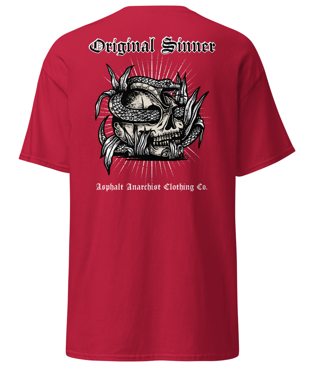 Original Sinner T-Shirt from Asphalt Anarchist Clothing Co. HOT ROD KUSTOM KULTURE APPAREL & PRODUCTS