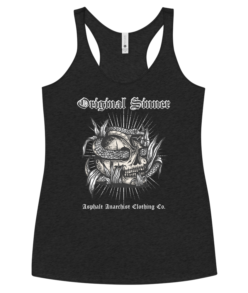 
                  
                    The Original Sinner Women's Racerbank Tank Rockabilly Pin Up From Asphalt Anarchist Clothing Co. HOT ROD KUSTOM KULTURE APPAREL & PRODUCTS
                  
                