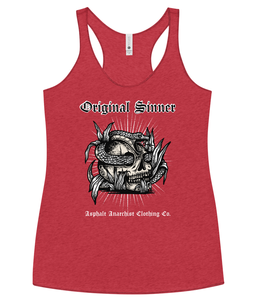 
                  
                    The Original Sinner Women's Racerbank Tank Rockabilly Pin Up From Asphalt Anarchist Clothing Co. HOT ROD KUSTOM KULTURE APPAREL & PRODUCTS
                  
                