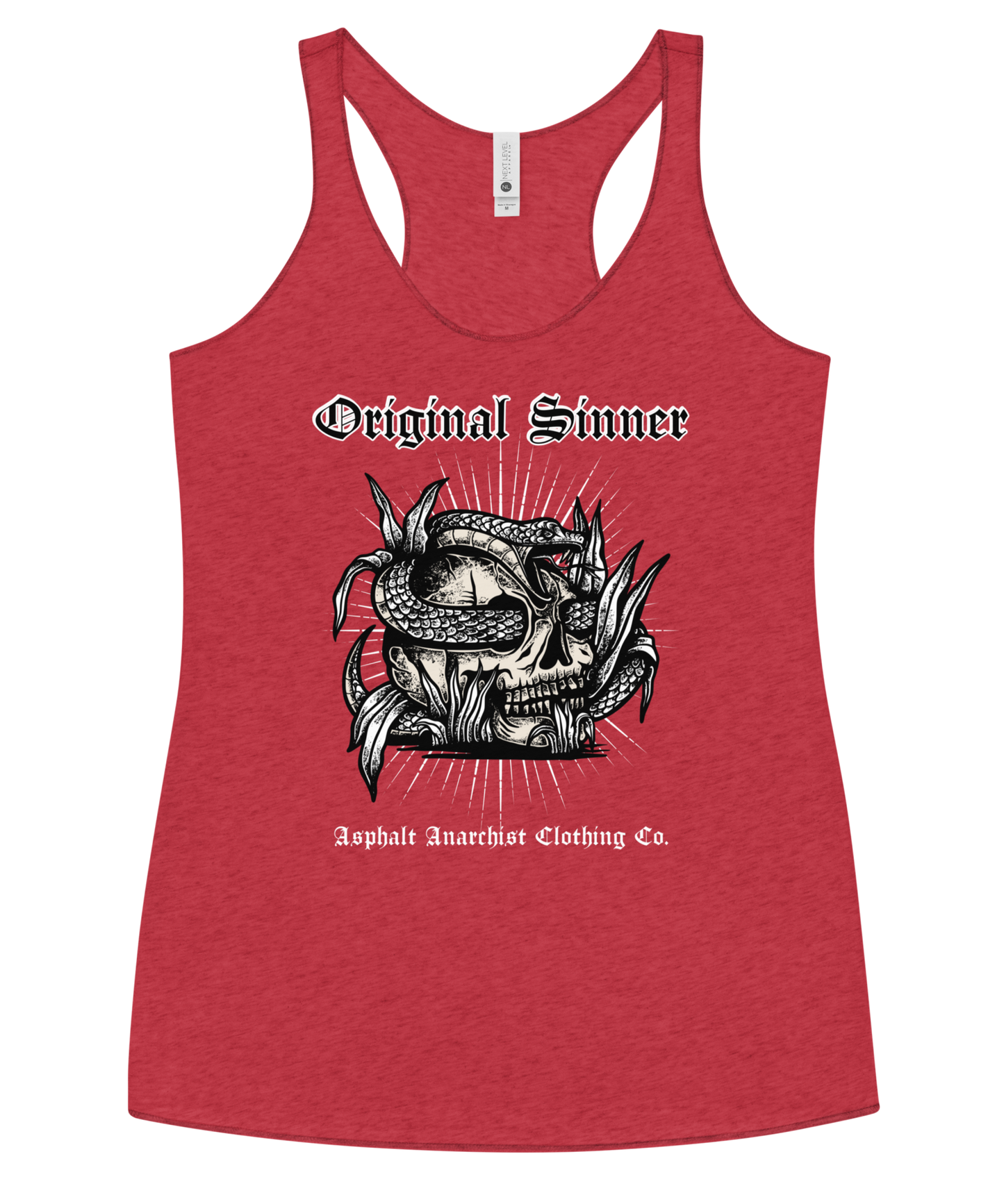 
                  
                    The Original Sinner Women's Racerbank Tank Rockabilly Pin Up From Asphalt Anarchist Clothing Co. HOT ROD KUSTOM KULTURE APPAREL & PRODUCTS
                  
                