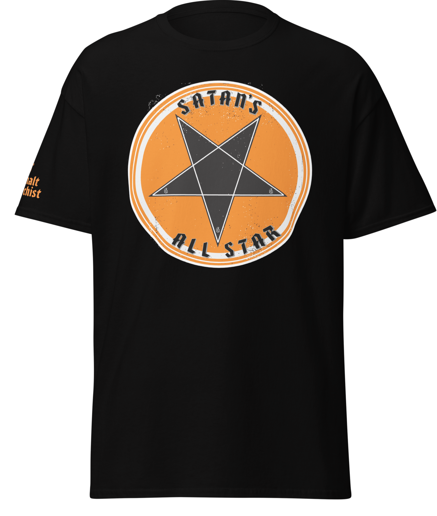 Satan's All Star T-shirt Rat Rod Hot Rod Rockabilly from Asphalt Anarchist Clothing Co. HOT ROD KUSTOM KULTURE APPAREL & PRODUCTS
