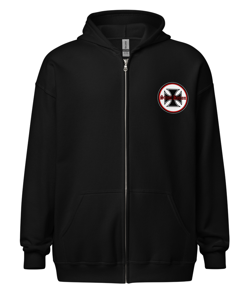 STREET DEMON Heavy Zipper Hoodie from Asphalt Anarchist Clothing Co. OLD SKOOL HOT ROD CLOTHING & PRODUCTS