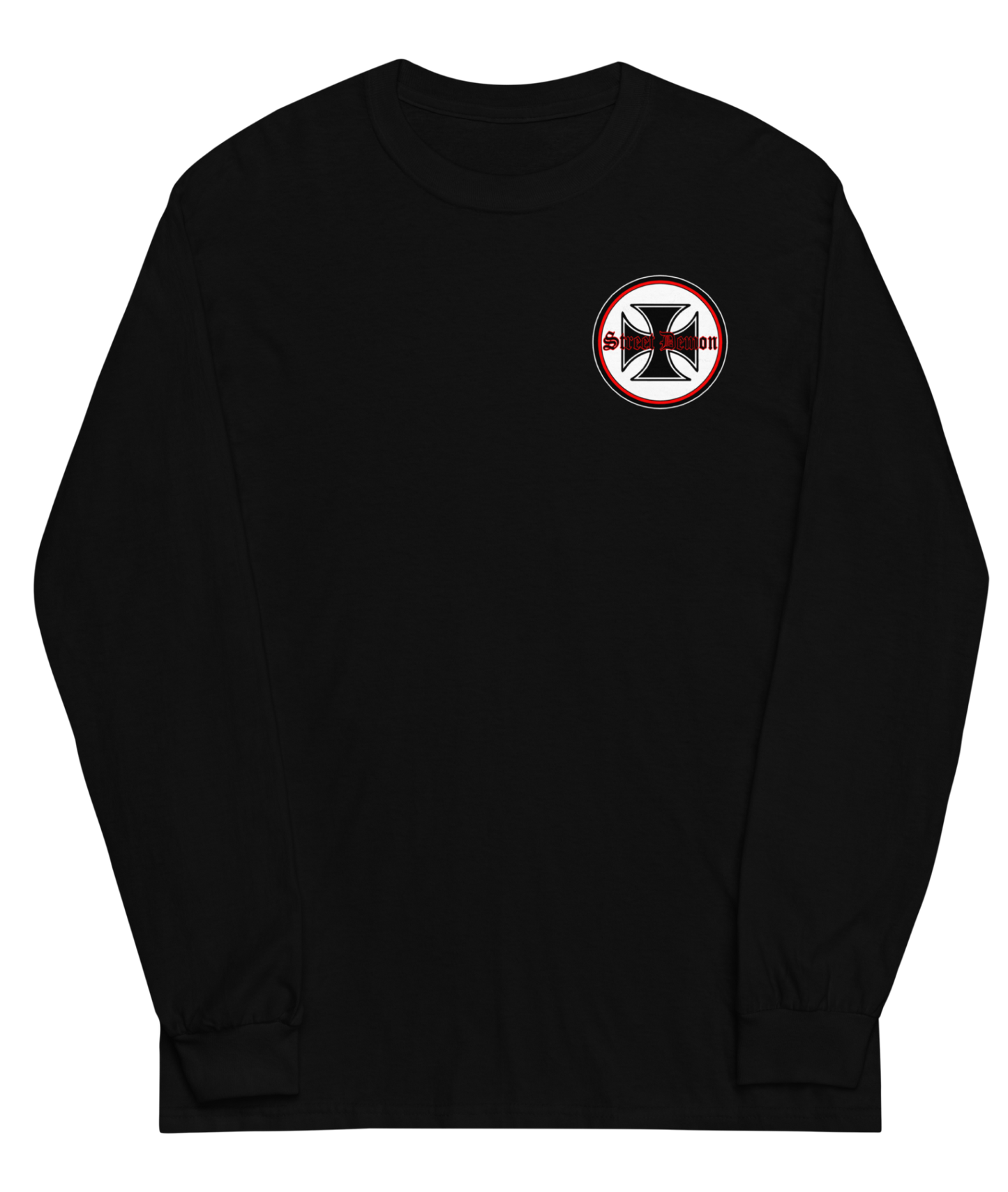 STREET DEMON Long Sleeve Tee from Asphalt Anarchist Clothing Co. OLD SKOOL HOT ROD CLOTHING & PRODUCTS