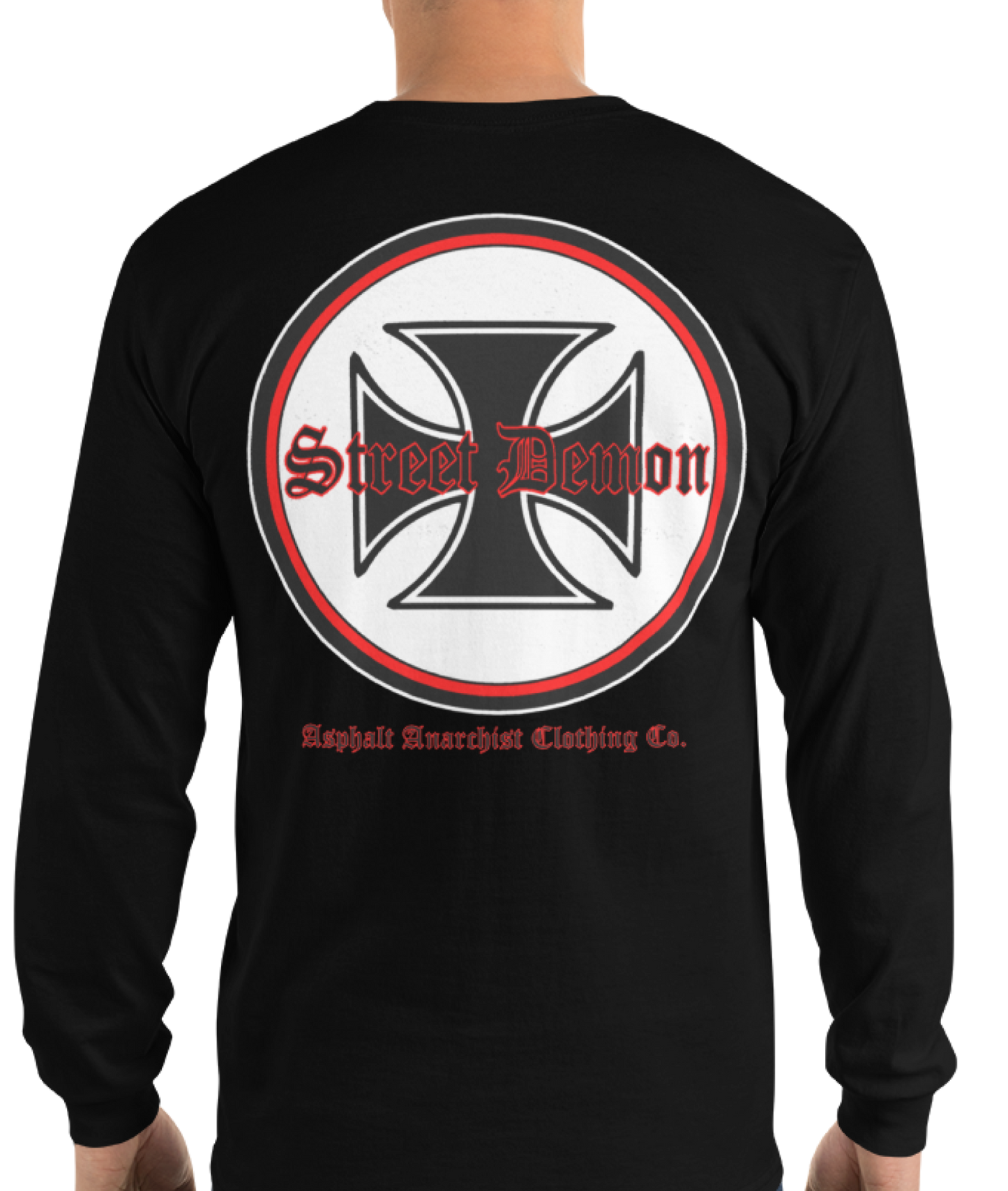 
                  
                    STREET DEMON Long Sleeve Tee from Asphalt Anarchist Clothing Co. OLD SKOOL HOT ROD CLOTHING & PRODUCTS
                  
                