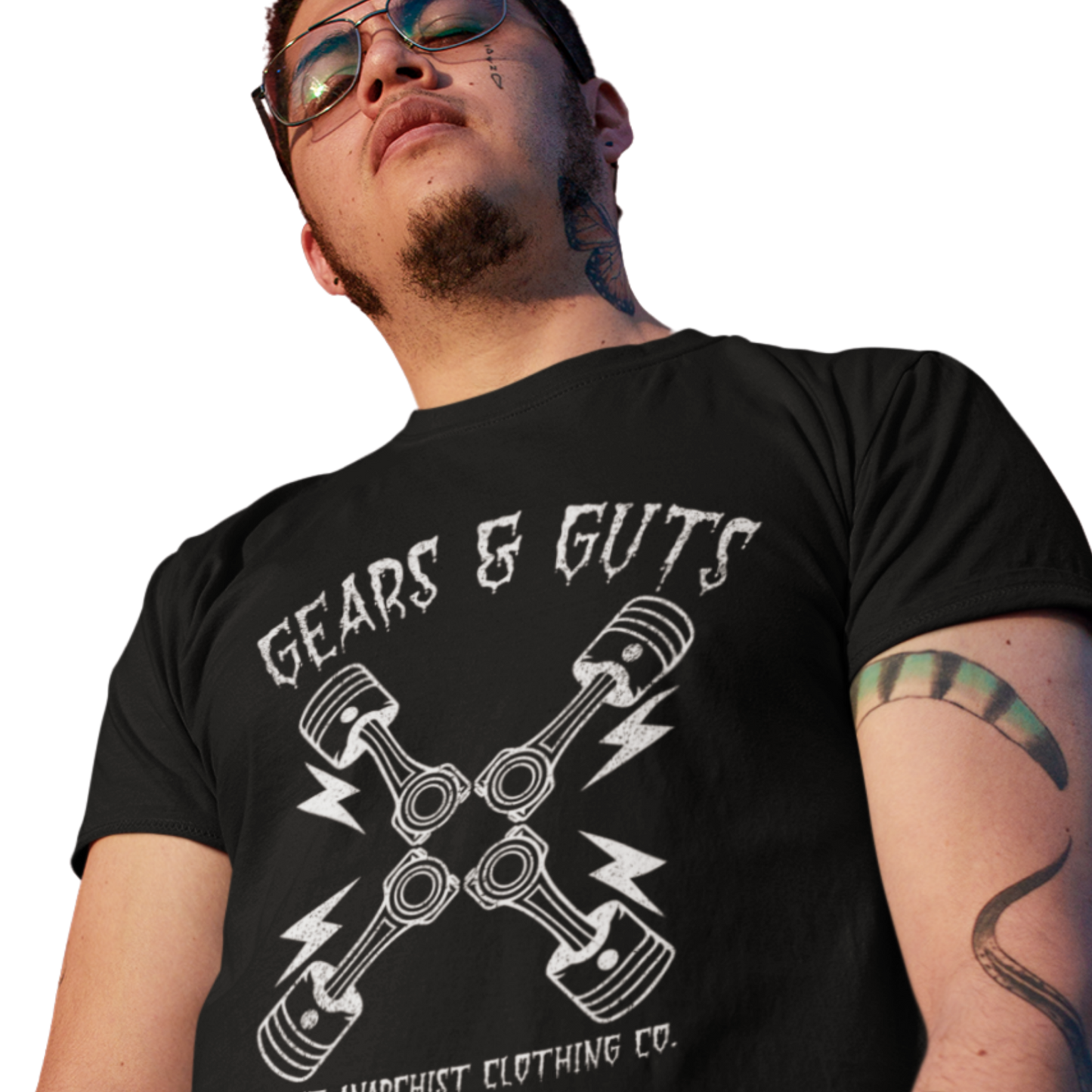 
                  
                    GEARS & GUTS Soft Tee  from Asphalt Anarchist Clothing Co. OLD SKOLL HOT ROD CLOTHING & PRODUCTS
                  
                