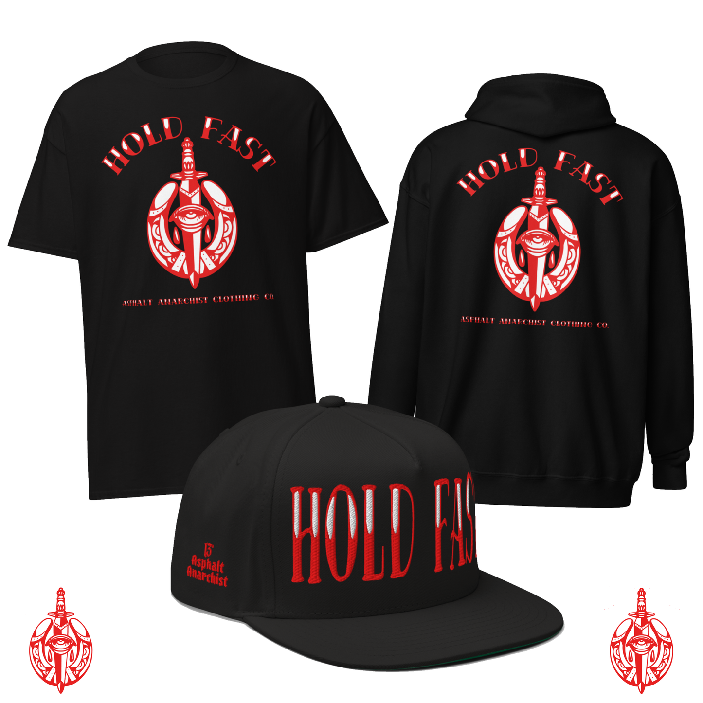 Hold Fast Collection from Asphalt Anarchist Clothing Co. OLD SKOOL HOT ROD CLOTHING & PRODUCTS