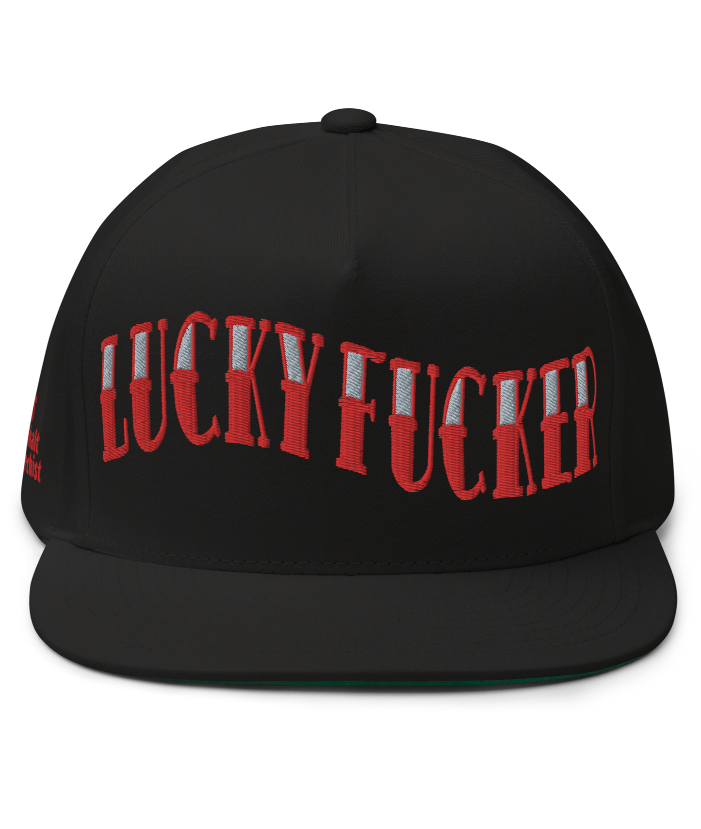 
                  
                    Lucky Fucker Snapback Hat from Asphalt Anarchist Clothing Co. OLD SKOOL HOT ROD CLOTHING & PRODUCTS
                  
                