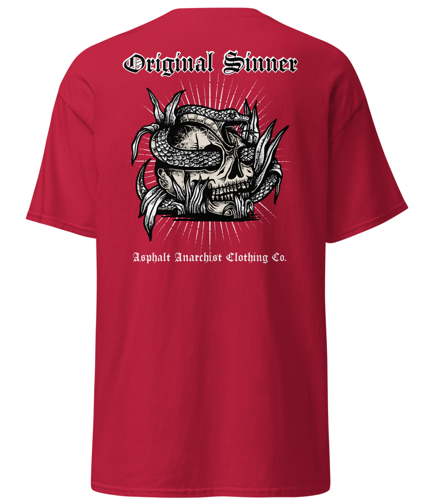 The Original Sinner T-Shirt From Asphalt Anarchist Clothing Co. Hot Rod Kustom Kulture Apparel & Products