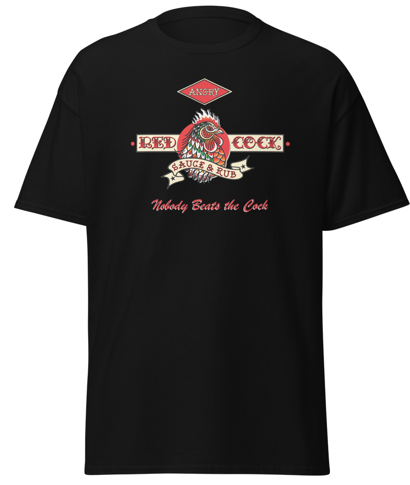 The Angry Red Cock T-Shirt From Asphalt Anarchist Clothing Co. Hot Rod Kustom Kulture Apparel & Products