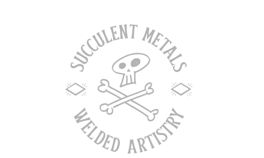 Succulent Metals Welded Artistry Logo - Handmade Artisan Metalwork