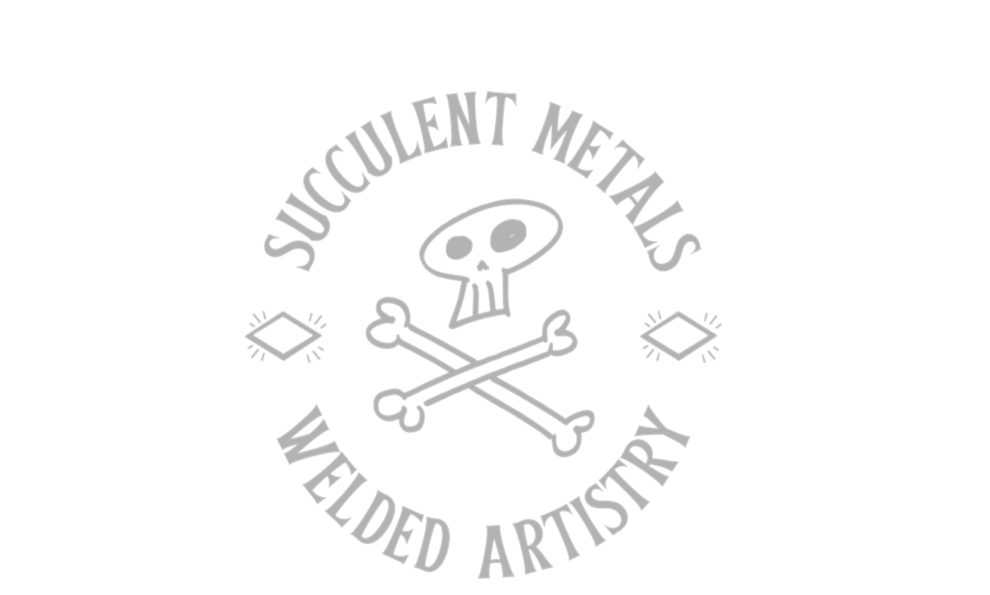 Succulent Metals Welded Artistry Logo - Handmade Artisan Metalwork