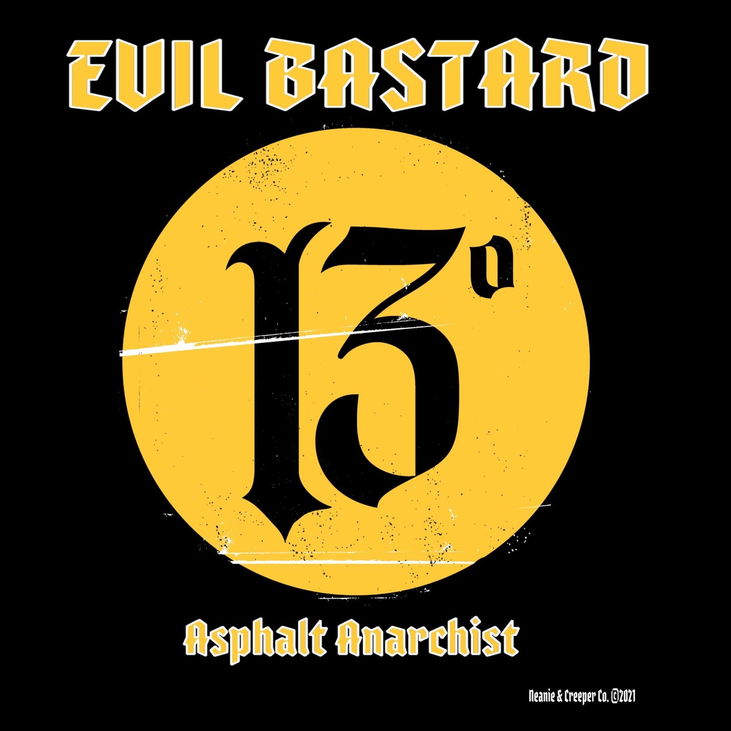 
                  
                    The Evil Bastard Sticker from Asphalt Anarchist Clothing Co. KUSTOM KULTURE APPAREL & PRODUCTS
                  
                
